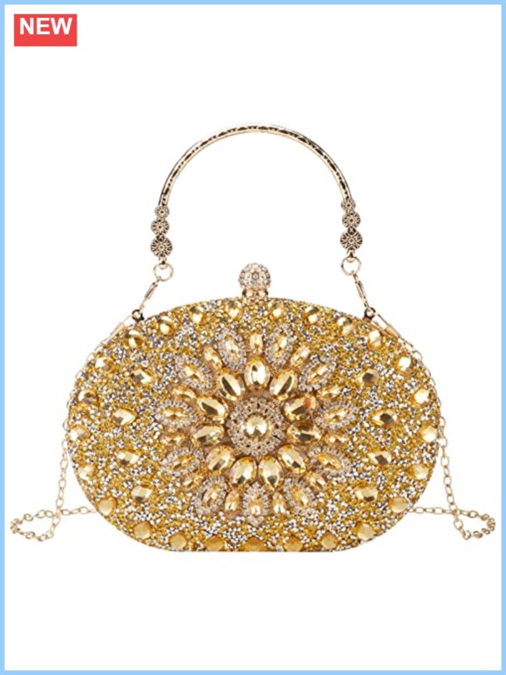 Rhinestone Evening Clutch Purses Women Crystal Diamond Glitter Sparkly Handbag